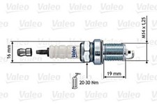 Valeo Spark Plug Fits MAZDA