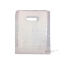 COLOURED PLASTIC CARRIER BAGS GIFT SHOP STRONG PATCH HANDLE BAG BOUTIQUE RETAIL