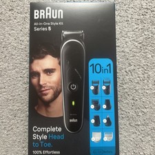 Braun Series 5 All-In-One Style Kit 10 in 1 Beard Hair Body MGK5440 BNIB Sealed