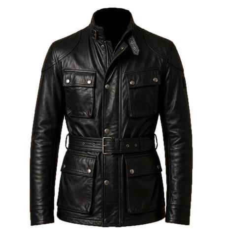 Men belted black - belted,