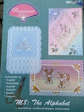 Pergamano M8: The Alphabet Designs for Letters A, D, H, J, M, N, Y & P Flowers