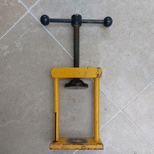 DENTAL LABORATORY LAB CLAMP PRESS COMPRESS BRASS DENTURE HOLD 3FLASK