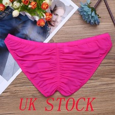 UK Mens Sissy Sexy Ice Silk