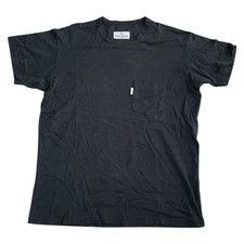 Vintage Valentino T-Shirt Short Sleeve Y2K Pocket Tee Black Mens XL