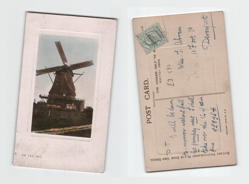 Postcard the old - -, mill