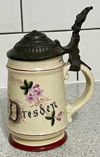 Antique porcelain stein - porcelain,