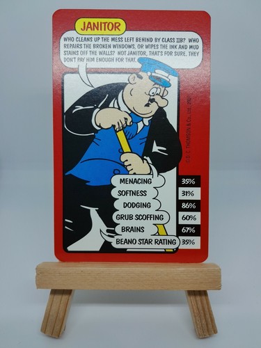 Janitor the beano top - janitor, trumps