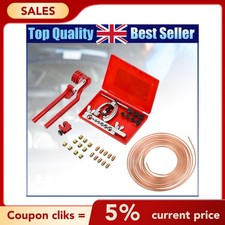 Copper Nickel Brake Pipe Hose Kit 25FT 10 Male & 10 Female Nuts Joint 3/16 Dsoka