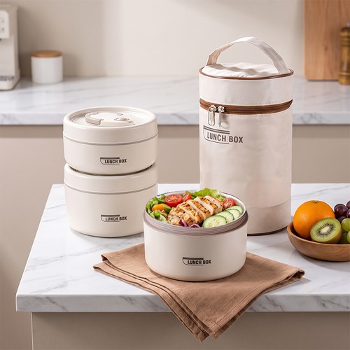 Portable insulated food lunch - food,