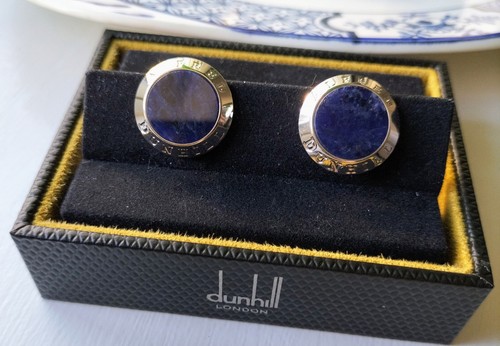 Alfred dunhill coin - ad, blue