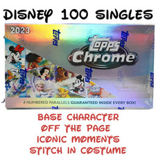 2023 Topps Chrome Disney 100 Base Singles ~ CHARACTERS, MOMENTS, OTP, STITCH IN