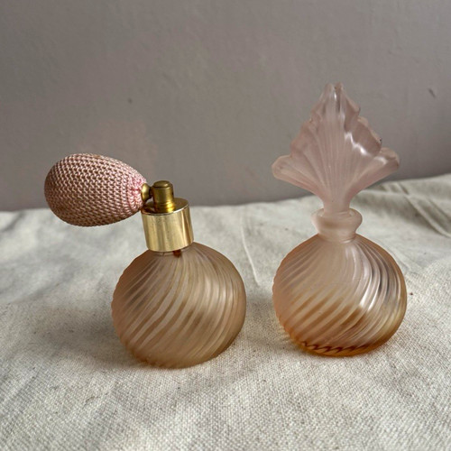 Vintage minature glass perfume - vintage,