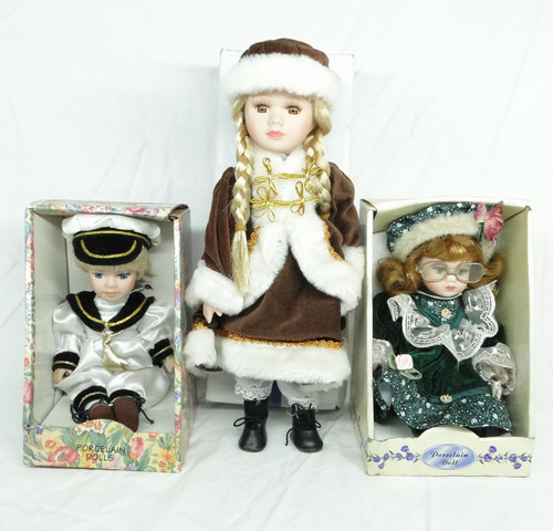 Vintage porcelain dolls - ,