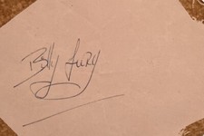 Billy Fury - Signed Autograph
