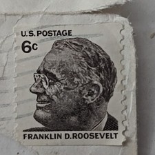 Vintage 6 Cent Franklin D