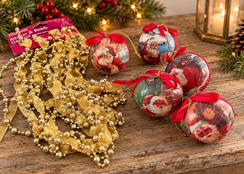 Vintage papier mâché santa - mâché,