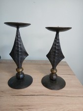 Pair Of Vintage Cast iron Mid