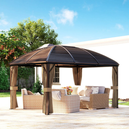 3x4m hardtop gazebo - hardtop, aluminium