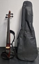 Yamaha SV-110 Electric 4/4 Skeleton Silent 4 String Brown Wooden Violin - D6