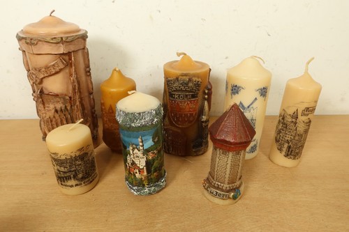 Vintage large candle bundle - vintage,