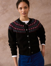 Brora Fair Isle Wool Cardigan