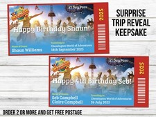Chessington birthday ticket - birthday,