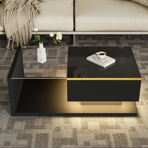 Modern coffee table with - coffee,