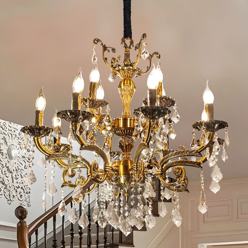Antique bronze crystal - bronze,