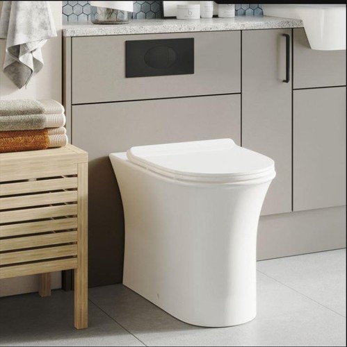 Comfort height rimless back - height,