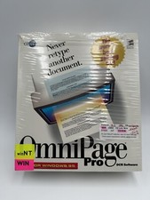 Vintage OmniPage Pro For Windows 95 OCR Optical Character Recognition Software