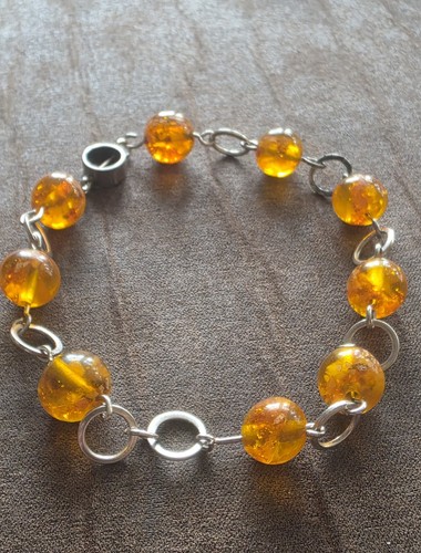 Amber bracelet veb baltic sea - baltic,