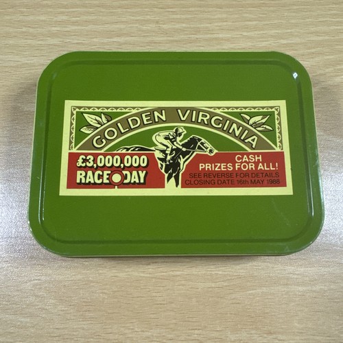Golden virginia tobacco tin - golden,