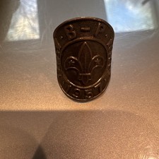 UK Scouting UK Contingent USED Metal Woggle World Scout Jamboree 1957