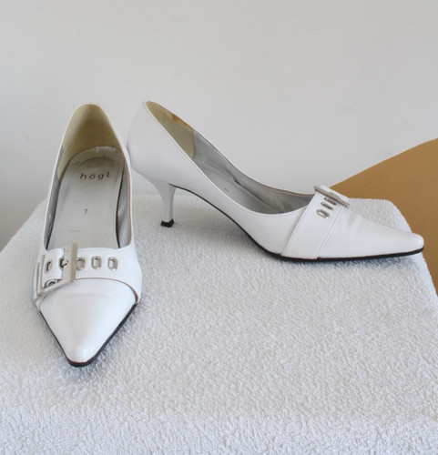 Hogl 41 white leather - hogl, uk