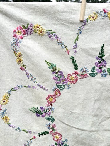 Vintage linen tea - vintage,