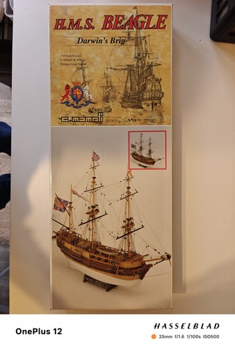 Mamoli mv20 hms beagle ship - beagle,