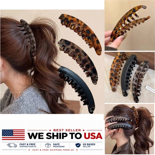 Tortoiseshell fish hair clip - hair,