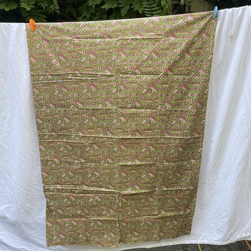 Vintage 1960s cotton fabric - vintage,