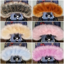 Pram fur for hood - fur,