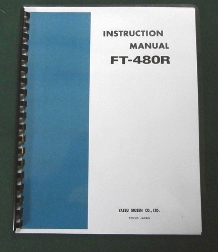 Yaesu 480 instruction - ft-480,