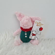 Disney Piglet Soft Plush Cuddly Toy Christopher Robin Movie Winnie the Pooh Tags
