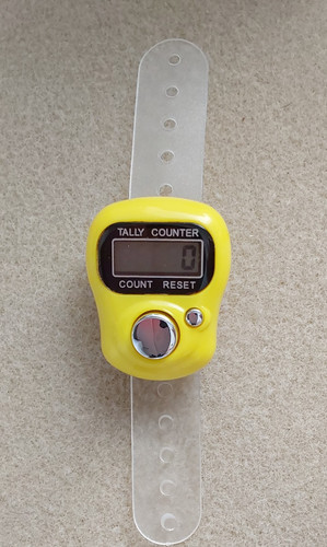Yellow digital finger