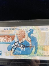 Jack Nicklaus signed £5 Bank