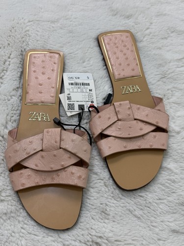 Zara women leather logo - zara, women’s