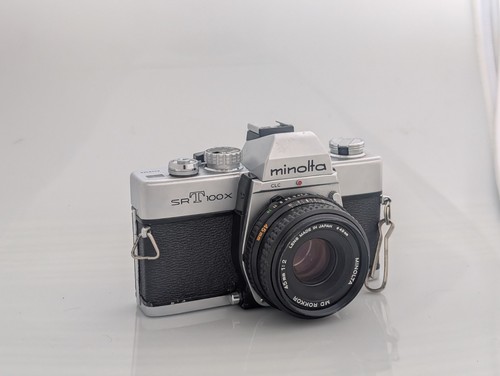 Minolta srt 100x slr 35mm - srt, film