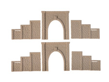 Z Gauge Tunnel Single Track Stone Portal Model Railway Train Layout 1:220 Scale