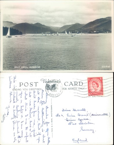 Holy loch and yachts - loch, in