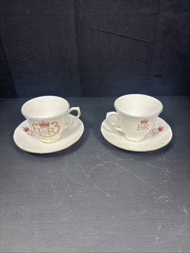 Cup saucer qeii queen - qeii,