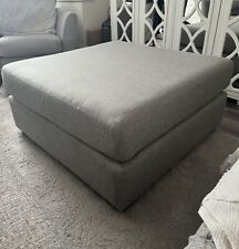 Marks & Spencer Large Family Footstool, Steel, Soft Herringbone
