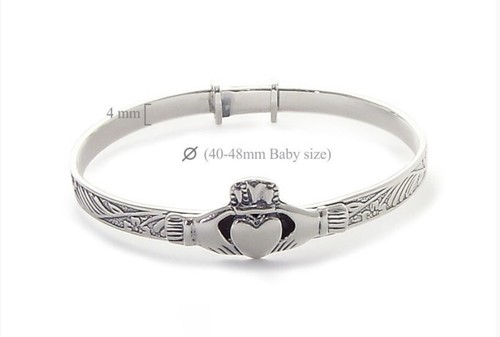 Baby claddagh heart expander - heart,